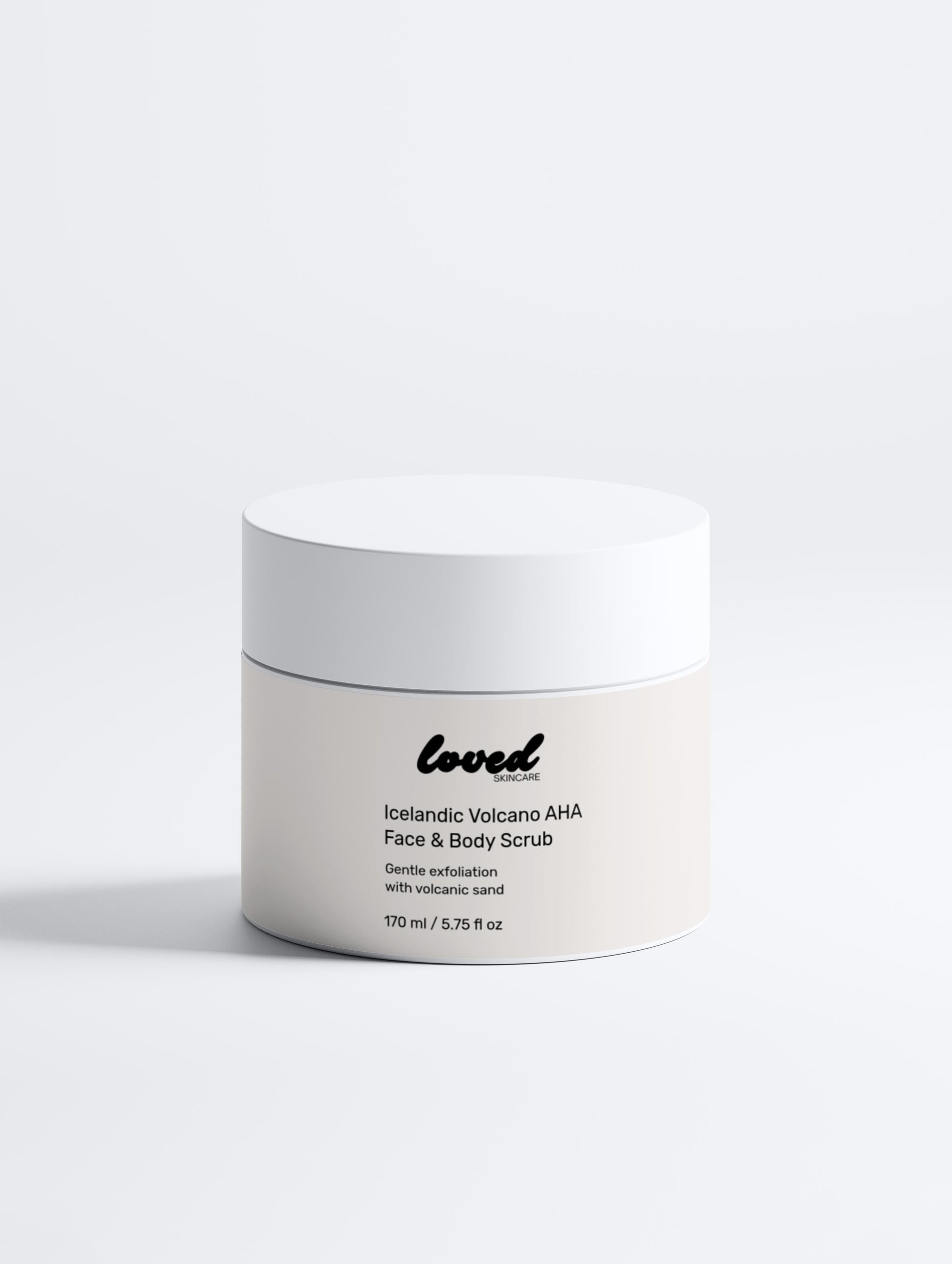 Icelandic Volcano AHA Face & Body Scrub